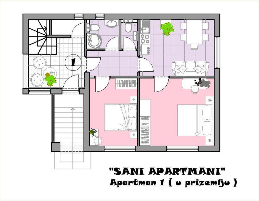 Sani Apartments Začretje 外观 照片
