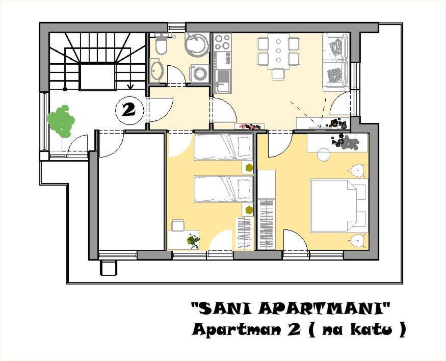 Sani Apartments Začretje 外观 照片